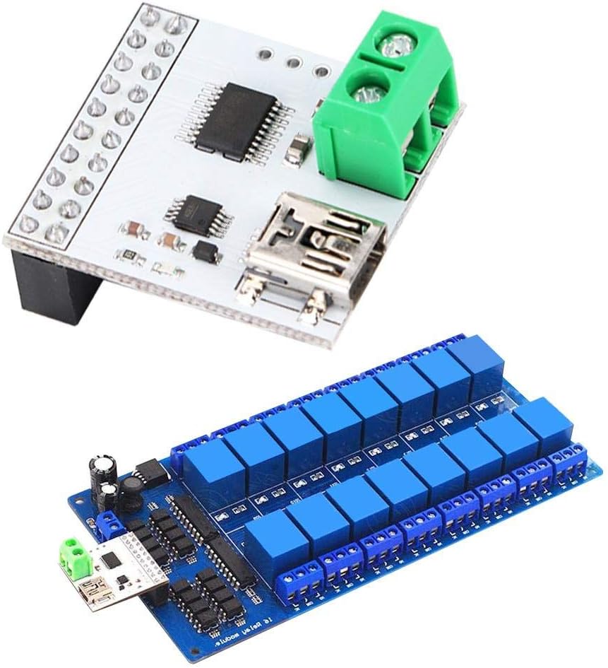 ASHATA Relay Module,5V USB Relay Module Switch Control by