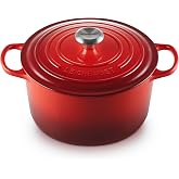 Le Creuset Enameled Cast Iron Signature Deep Round Oven, 6.5 qt., Cerise