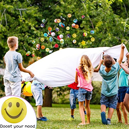 LovesTown Stress Relief Balls,24 Pcs Assorted Stress Balls PU Squeeze Balls Relief Party Favor Squeezy Balls for Hand Wrist Finger Exercise Therapy Squeeze