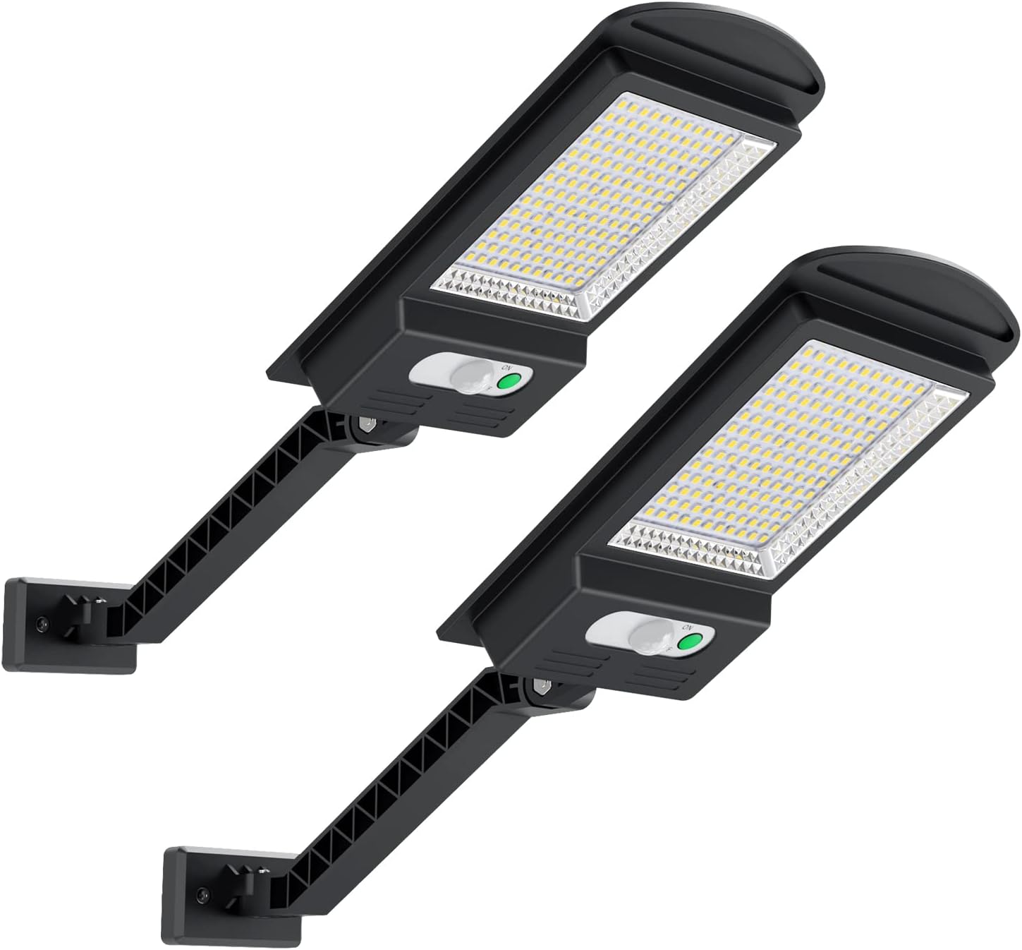 Lighting - ICOFRU Solar Lights Outdoor Waterproof,1000LM 168 LEDs Flood Lights with Motion Sensor,Solar Powered Security Light for Outside,Garden,Yard,Shed,Gutter,2 Pack