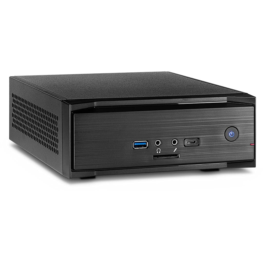 Inter-Tech ITX MW-01 II HTPC Case Black without Power Supply