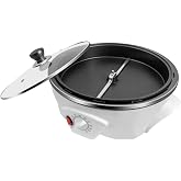 Kaibrite 3.3lb Coffee Bean Roasting Baking Machine, Electric Coffee Roaster Nut Peanut Cashew Baking Machine Home Cafe DIY Kitchen Tool For Cafes Club Home Use Bean Baker 800W