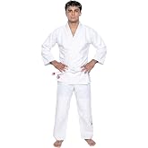 FUJI Essential Judo Gi Uniform, Kids &amp; Adults Lightweight Cotton Training Gi