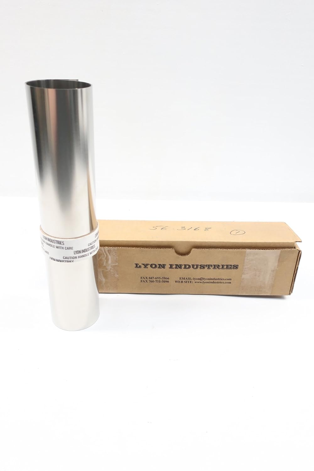 LYON INDUSTRIES SSW8 STAINLESS SHIM STOCK 0.008 X 12 X 50IN D601638