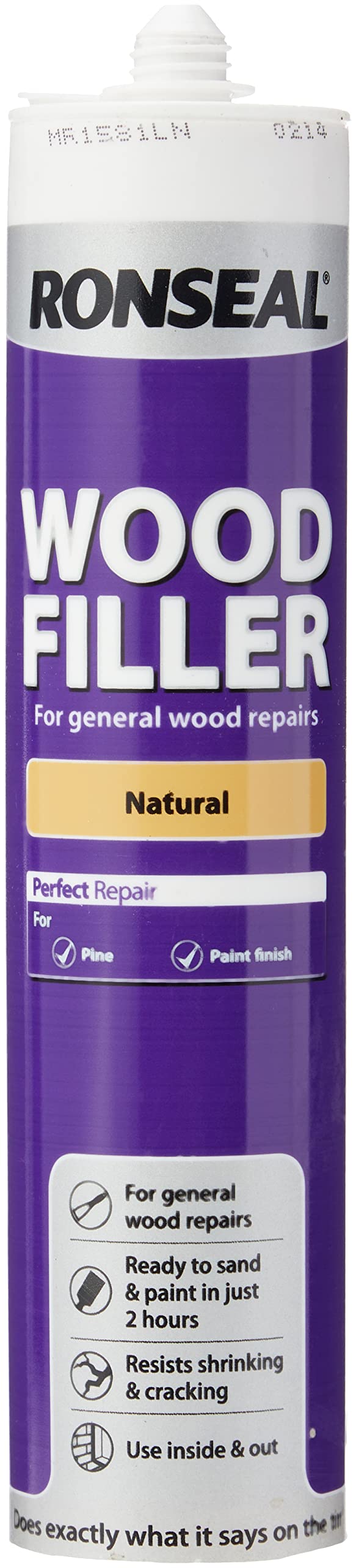 Ronseal 33365 Multi-Purpose Wood Filler - Natural 310ml