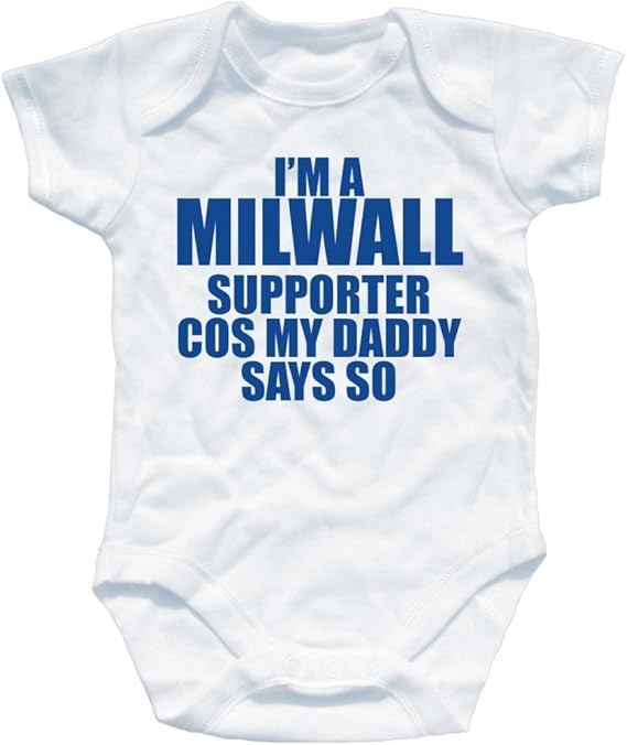 millwall baby grow
