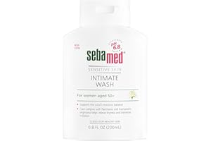SEBAMED Feminine Wash Gentle Intimate Wash Menopause pH 6.8 for Women Aged 50+, 6.8 FlOz (200ml)