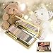 pevor Eyeshadow Palette High Pigment Glitter & Shimmer Pearl Eyeshadow 9 Colors Waterproof Makeup Glitter Eyeshadow Palette with Brush Eye Shadows