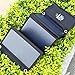 Edal Solar Charger with 2-Port USB Charger Build with High Efficiency Folding Solar Panel Cell for iPhone 6s / 6 / Plus, SE, iPad, any USB devices, and more (28W)