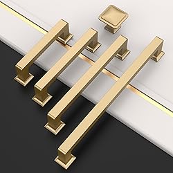 Amerdeco 10 Pack Champagne Bronze Cabinet Pulls 8.8