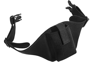 Milisten Mic Belt Fitness Waist Pack: Adjustable Neoprene Microphone Carrier Bag Waist Fanny Pack for Sports Microphone Holde