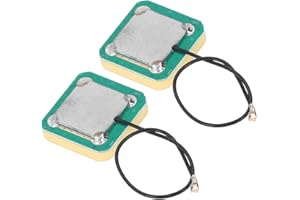 POCREATION 2Pcs 28dB High Gain Active Antenna Ceramic Patch Internal Module Navigation Connector with Cable Navigation Antenna Built in Active Antenna