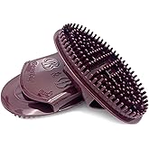 2-Pack 2025 Pro Meridian Massage Brush Set - Full Body & Scalp Acupressure Tool for Head-to-Toe Relaxation - Salon Quality Comb Gift Idea