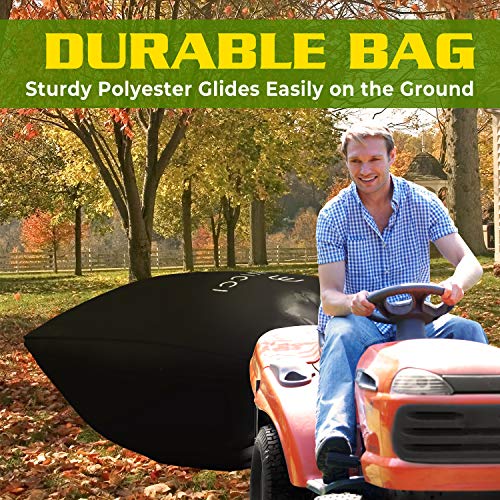 BENICCI Lawn Tractor Leaf Bag - Includes Speed Zipper for Fast Cleanup and Clean Out - Extra Durable Yard Bag Prevents Tearing and Surface Drag - Perfect for all Tractors