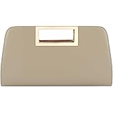 VASCHY Clutch Purse for Women,Fashion Vegan Leather Cut-Out Handle Evening Handbag Crossbody Shoulder Bag for Wedding,Party