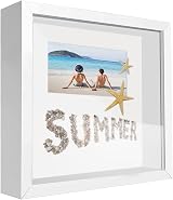 sunmeg 3D Shadow Box Frame 10x10 Wooden Deep Display Personalised Photo Frame