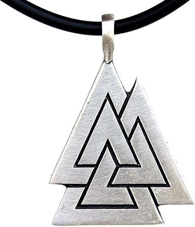NC88 Colgante nórdico celta vikingo Valknut Odin Triángulos triples