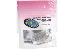 TRB RC M7x12mm Dia. Steel Shim Pack 10ea 0.1, 0.2, 0.3, 0.5mm Width