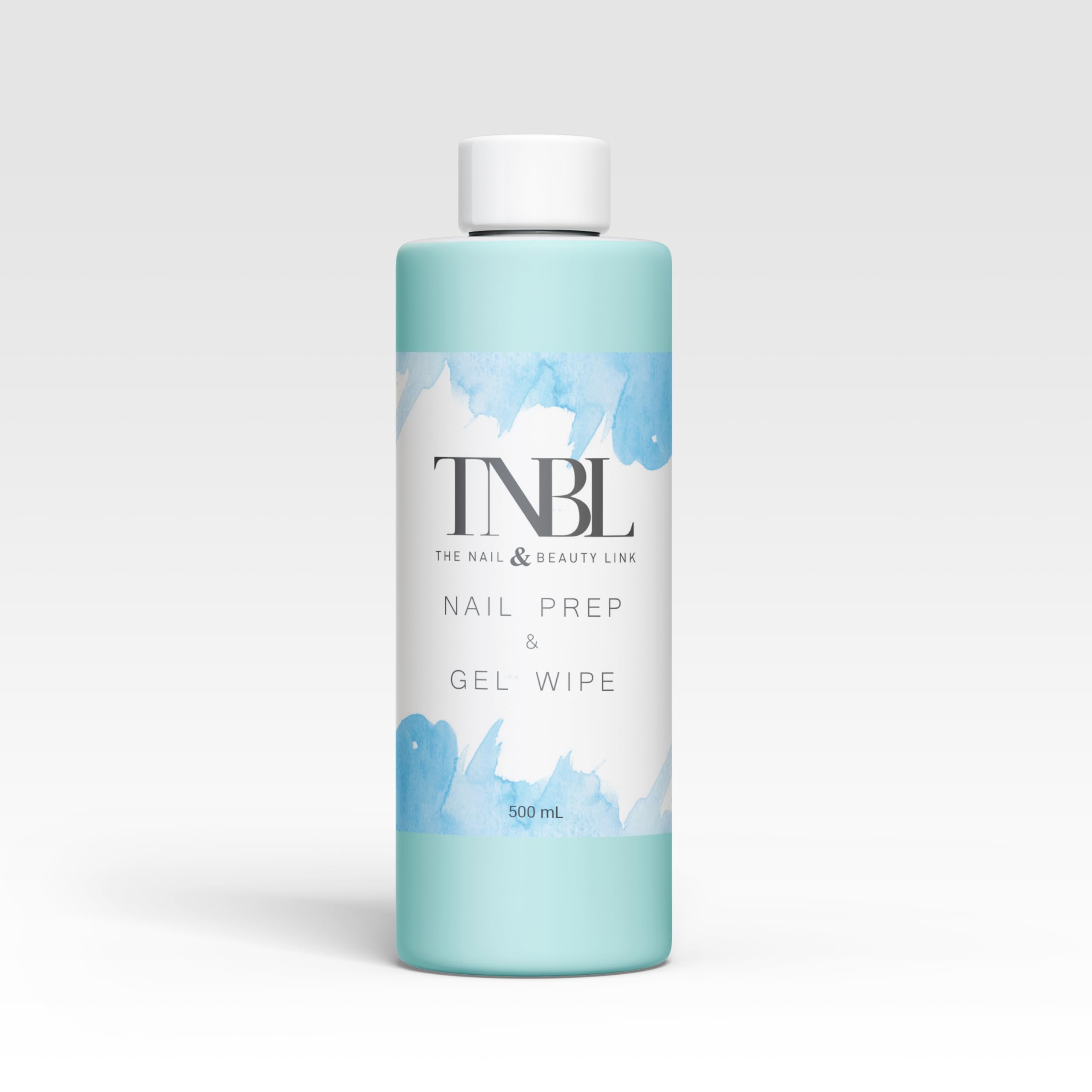 TNBL Nail Prep + Gel Wipe Salon Professional Quality Gel Polish Residue Cleaner Remover Preparation & After Care, Multi-Purpose for Sanitising Nail Plate & Removing Stickyness … (500ML)