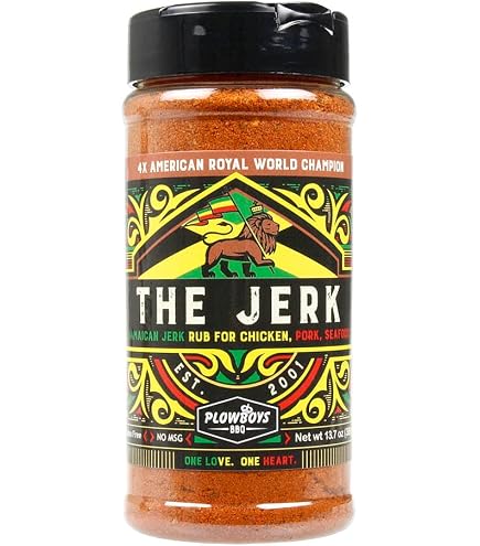 Amazon.com: PLOWBOYS Barbeque RUB Seasoning, GRANULAR, THE Jerk