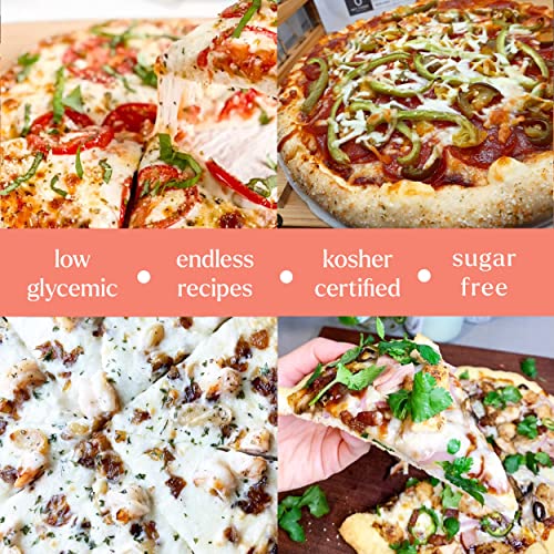 Keto Pizza Crust Zero Carb Mix Keto and Gluten Free Pizza Baking Mix