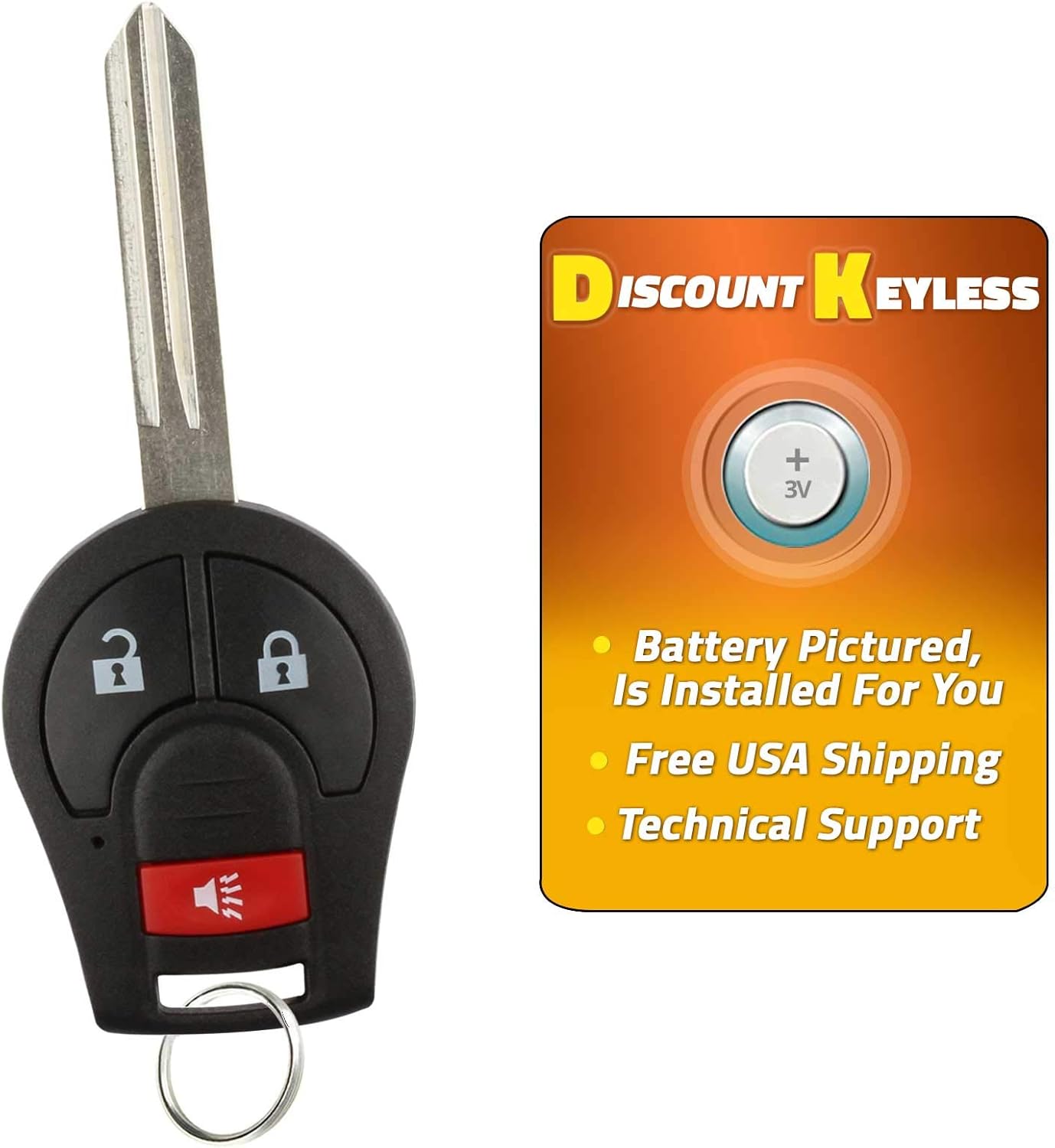 CWTWB1U751 Key Fob Keyless Entry Remote fits Nissan Rogue Cube Juke