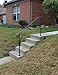 Iron X Handrail Arch #4 Fits 4 or 5 Steps