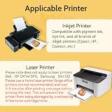 TransOurDream Tru-T Shirt Transfer Paper 20 Sheets A4 for Inkjet Laser HTV view 6