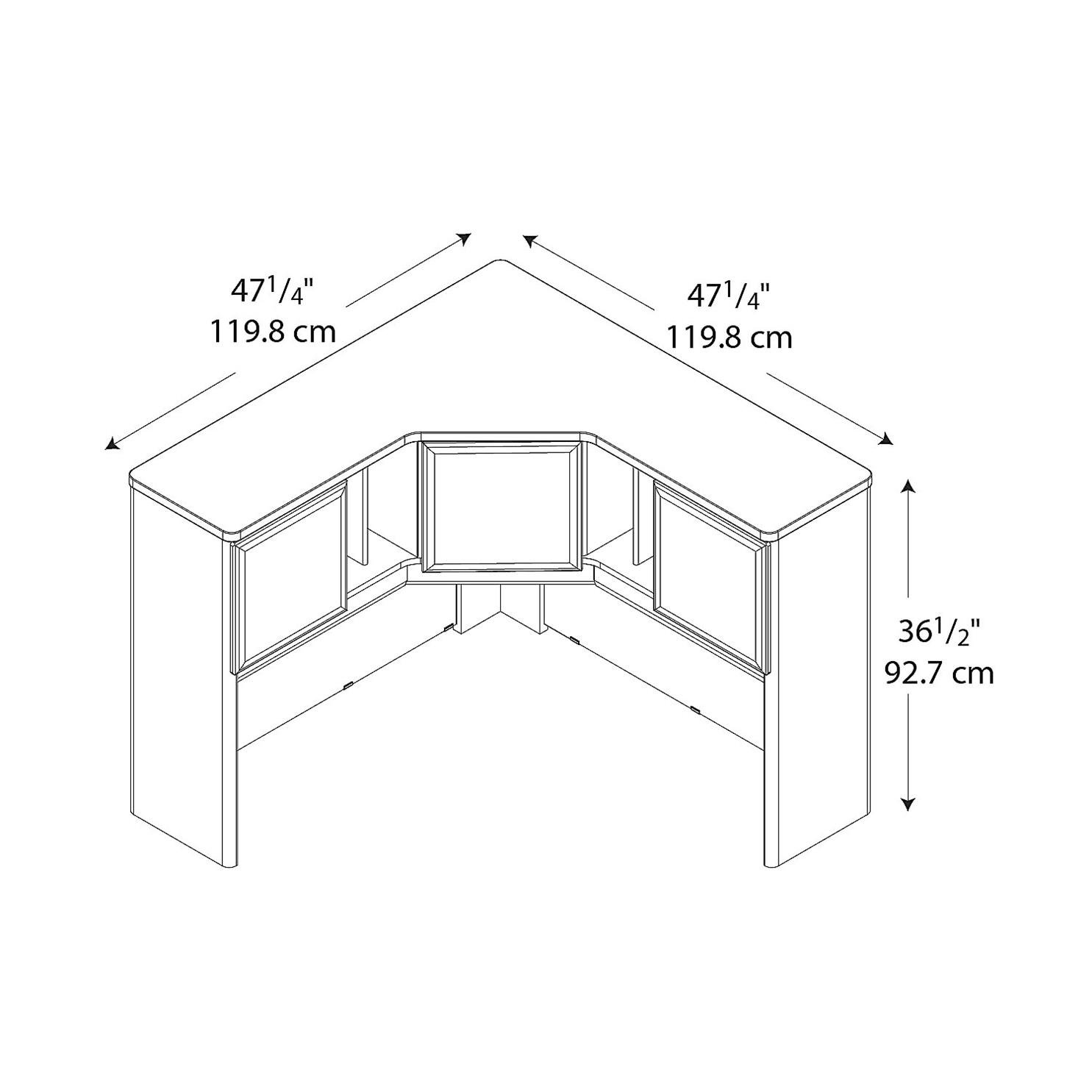 bush furniture hutch assembly instructions