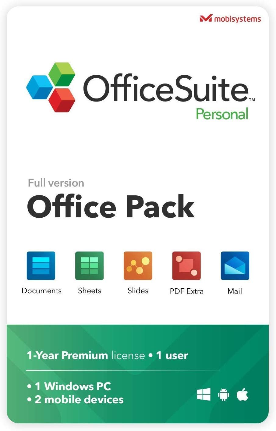 OfficeSuite Personal Compatible with Microsoft® Office Word Excel