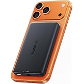 Baseus Picogo AM52 MagSafe Power Bank, Qi2.2 25W 10,000mAh Magnetic Portable Charger, 0.6" Slim 45W USB-C Fast Charging, Allo
