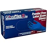 Heavy Duty Rubber Gloves - 18 Mil Yellow Latex, Flock