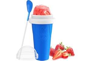 REMAX Slushy Maker Cup, Frozen Magic Squeeze Cup Cooling Maker Cup Quick Frozen Smoothies Cup Ice Cream Maker Cup for Children