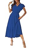 PRETTYGARDEN Women's Summer Floral Boho Dress Wrap
