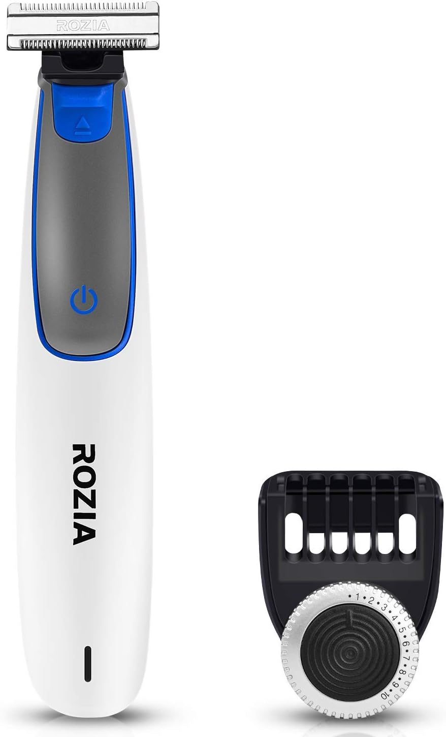 Beard Trimmer Electric Mustache Trimmer Shaver for Men Rechargeable Razor Hybrid Replacement Adjustable Comb USB Charging