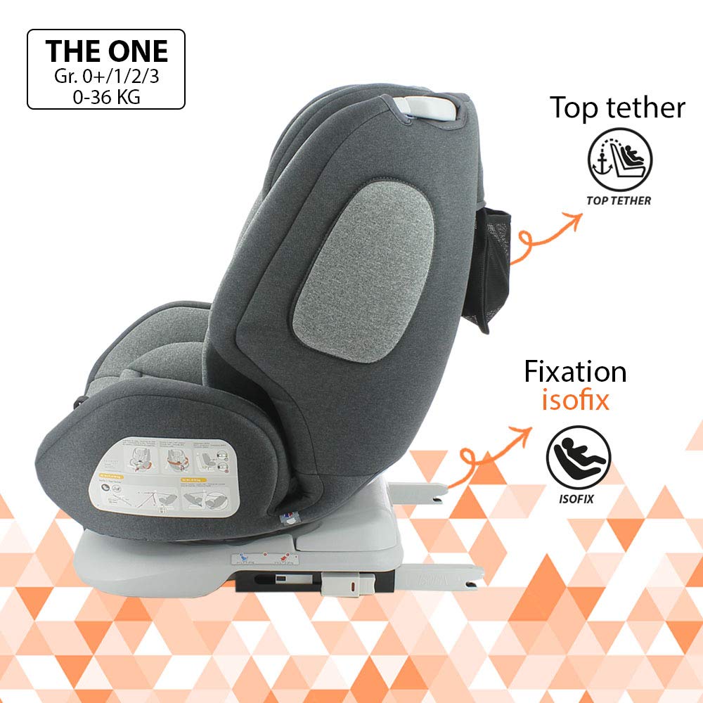 siege auto isofix dos a la route pivotant