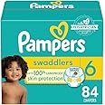 Pampers Baby Diapers - Swaddlers - Size 6, 84 Count, Ultra Absorbent Disposable Infant Diaper