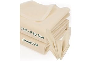 DYNTA Cheesecloth for Straining Grade 100, 9 Sq Feet(1 Yards) Reusable Hemmed Cheesecloth, 100% Unbleached Cotton Cheese Cloths for Straining, Filtering, Canning, Covering, Polishing and Decoration