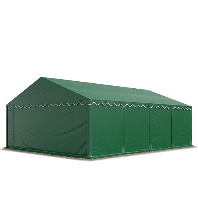 TOOLPORT 5x8 m Heavy Duty Storage Tent with GROUNDBAR Shed Temporary