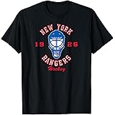 New York Rangers Hockey Mask Black Officially Licensed T-Shirt