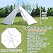 PRESELF Upgraded 3 Person Lightweight Tipi Tent Hight Wind Resistance Teepee Tents Hot Tent for Family Team Outdoor Backpacking Camping Hiking