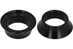 Keenso Bike Headsets Taper Washer Aluminium Alloy Taper Washer Bike Front Fork Conical Stem Spacers for Road Mountain