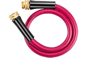 WELLUCK Garden Hose Heavy Duty Durable Anti Kink Flexible Garden Water Hose for Drinking Water Safe BPA Free, All-Weather Lig