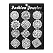 WeimanJewelry Lot 24pcs Rhinestone Crystal Brooch Pins Set Wedding Bouquet Broaches Kit (silver)