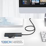 Acer USB Hub 3.0 Ultra Slim 4-Port USB-A Adapter with Power-Ced Type-C view 6