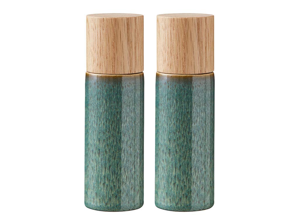 BITZ 821501 Gastro Salt and Pepper Shaker, Stoneware, Green
