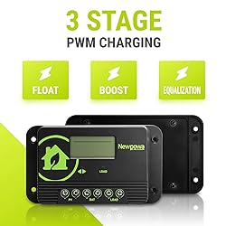 Newpowa 10A PWM Solar Charge Controller 12V/24V