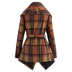CHICWISH Women's Turn Down Shawl Collar Open Front