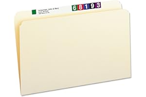 Smead Folder, Legal, Straight, 11 Point, Manila, 100 Per Box (15300)