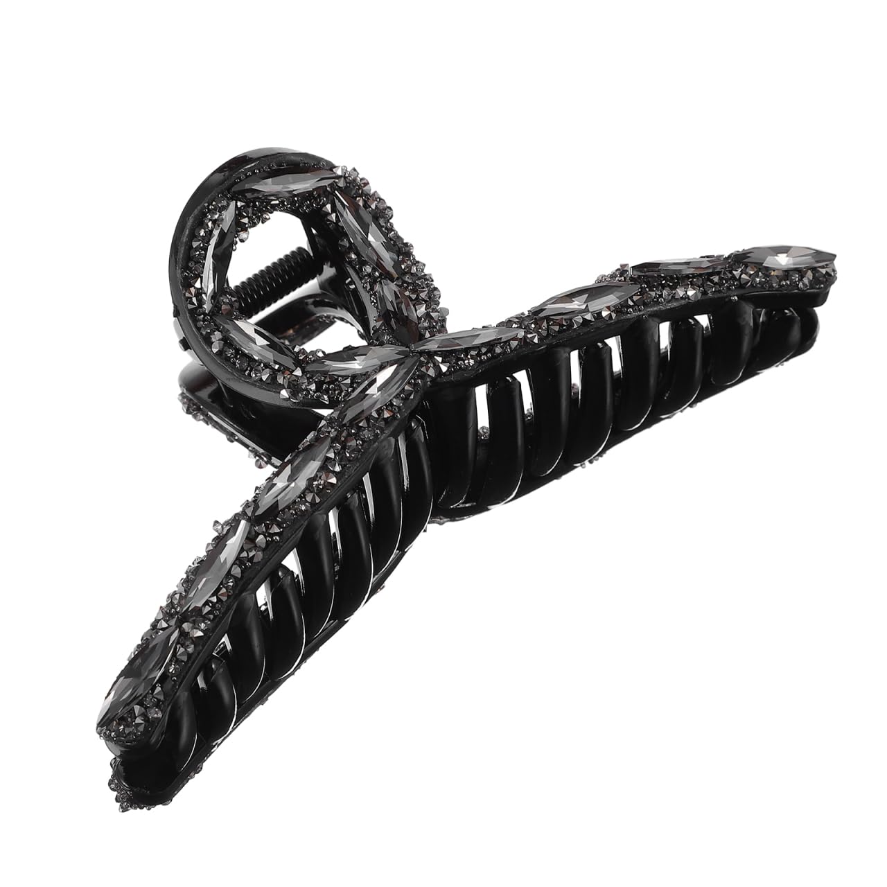 FOMIYES Rhinestone Hair Clip for Women Elegant Diamond Hair Claw Clip Headdress No Slip Barrette for Thin Thick Stylish Styling Accessory 4.3X2 Inches — image 1